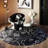 KARE Teppich Art Faces Ø250cm Discount