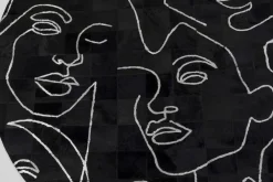 KARE Teppich Art Faces Ø250cm Discount