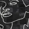 KARE Teppich Art Faces 170x240cm Outlet