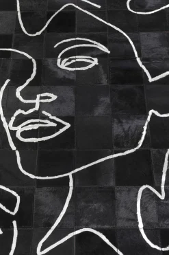 KARE Teppich Art Faces 170x240cm Outlet