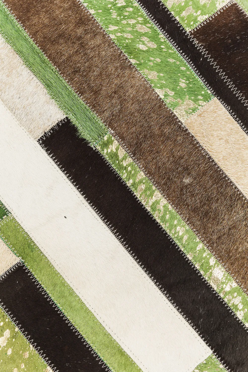 KARE Teppich Brick Grün 170x240cm Outlet