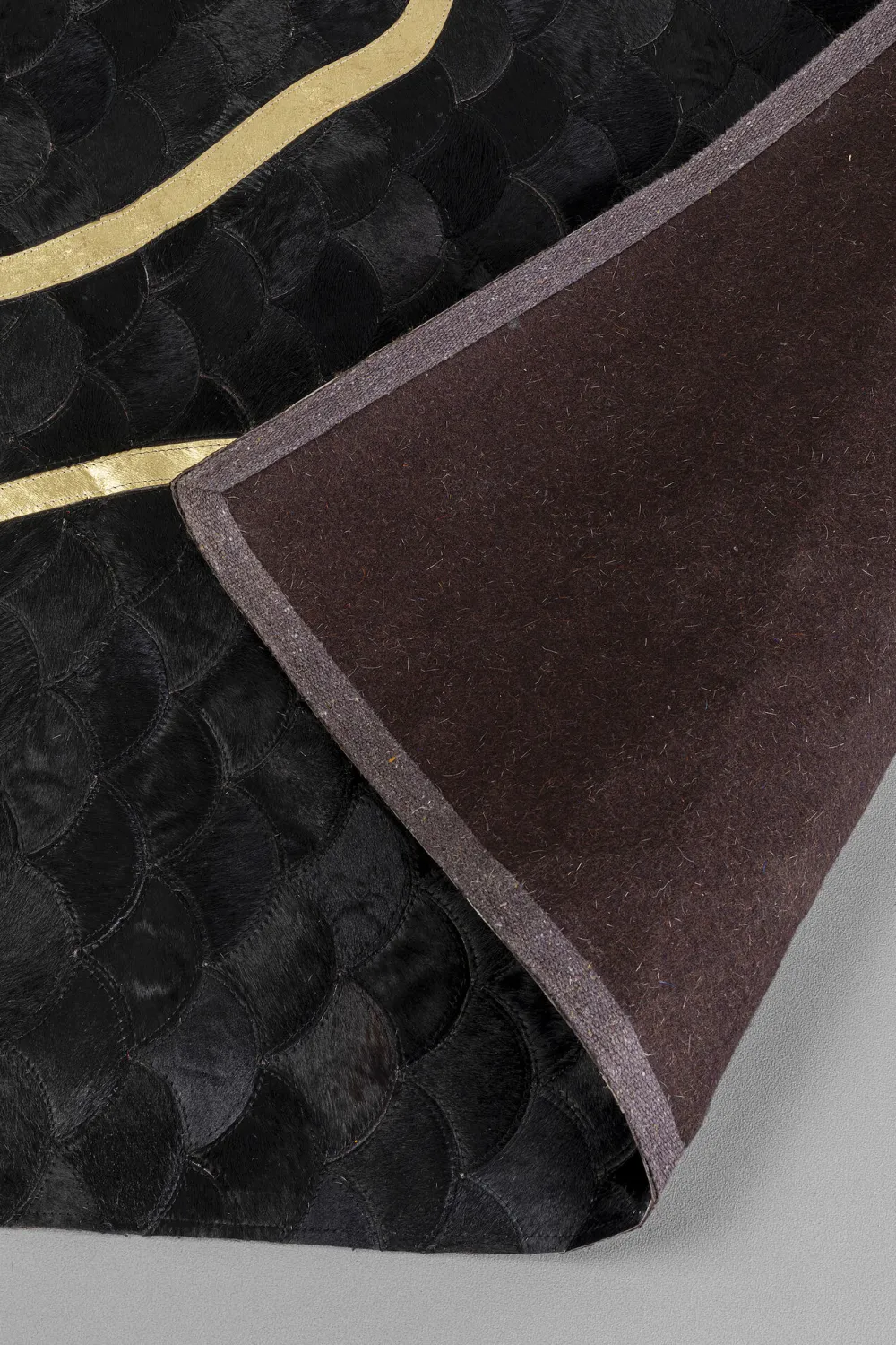 KARE Teppich Fulmine Schwarz 170x240cm Hot
