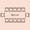 KARE Tisch Bug 300x110cm Discount
