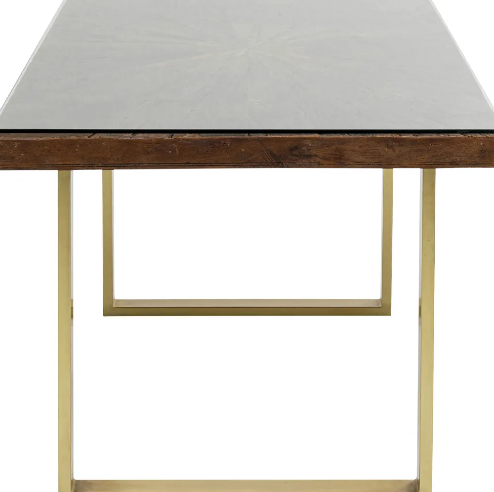 KARE Tisch Conley Brass 160x80