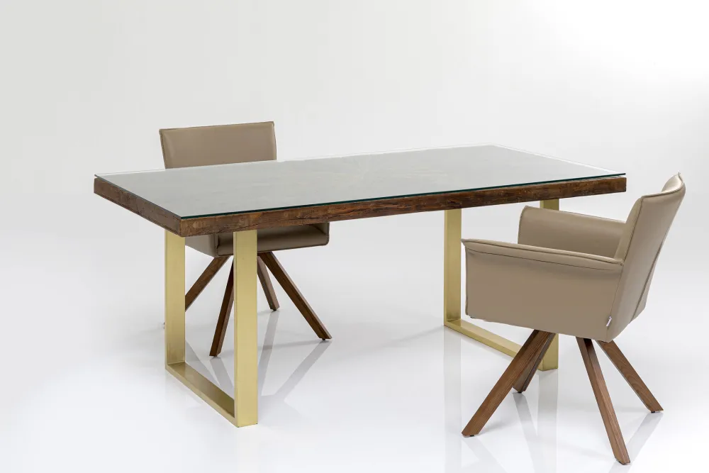 KARE Tisch Conley Brass 160x80