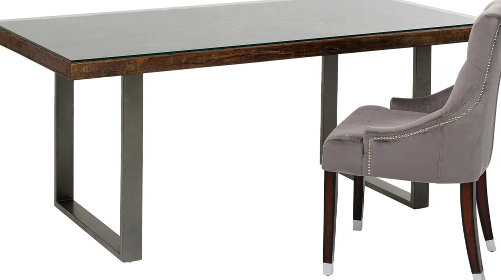 KARE Tisch Conley Rohstahl 180x90 Outlet