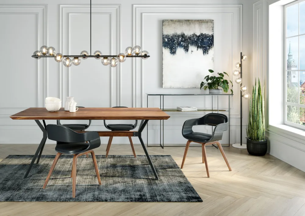 KARE Tisch Downtown Walnuss 100x220cm Best