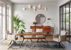 KARE Tisch Downtown Walnuss 180x90cm Outlet