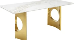 KARE Tisch Eternity Oho Gold Keramik 180x90cm New