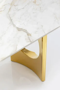 KARE Tisch Eternity Oho Gold Keramik 180x90cm New