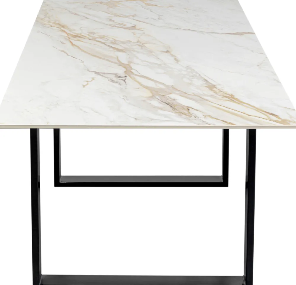 KARE Tisch Eternity Schwarz 180x90cm Discount
