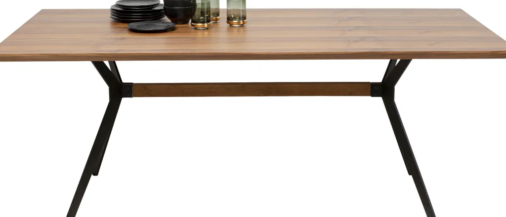KARE Tisch Georgetown Walnuss 200x90cm Hot