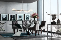 KARE Tisch Gloria Chrom 200x100cm Sale