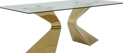 KARE Tisch Gloria Gold 100x200cm New