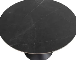 KARE Tisch Grande Possibilita Schwarz Ø120cm Outlet