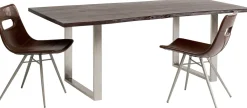 KARE Tisch Harmony Dunkel Chrom 160x80 Best