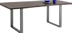 KARE Tisch Harmony Dunkel Rohstahl 180x90