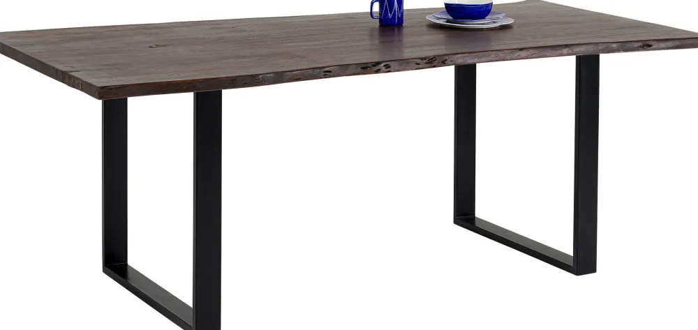 KARE Tisch Harmony Dunkel Schwarz 200x100 Discount