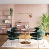 KARE Tisch Invitation Set Walnuss Brass Ø90cm Online