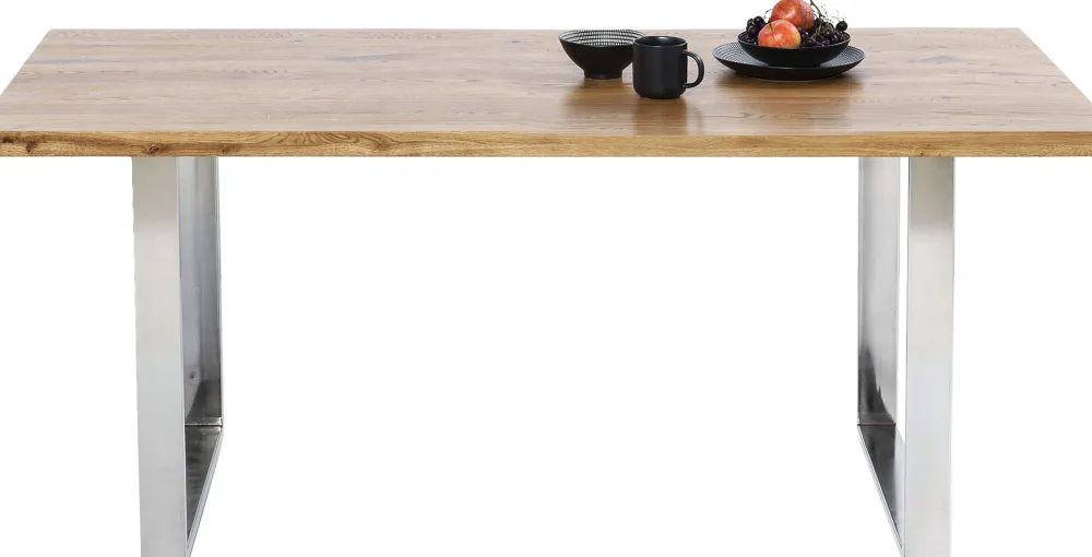 KARE Tisch Jackie Eiche Chrom 200x100 Discount