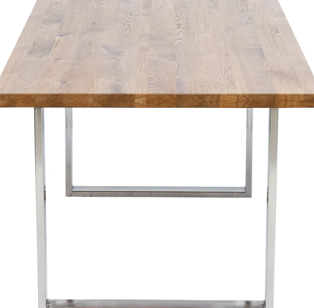 KARE Tisch Jackie Eiche Chrom 200x100 Discount