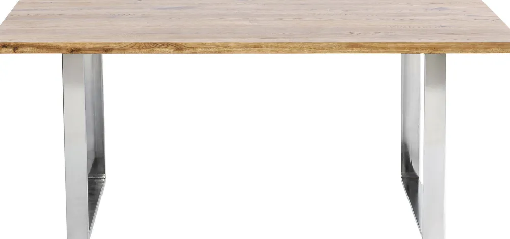 KARE Tisch Jackie Eiche Chrom 200x100 Discount