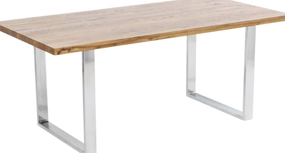 KARE Tisch Jackie Eiche Chrom 200x100 Discount