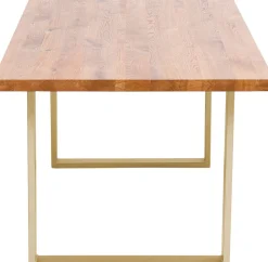 KARE Tisch Jackie Eiche Messing 160x80 Outlet