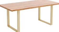 KARE Tisch Jackie Eiche Messing 160x80 Outlet