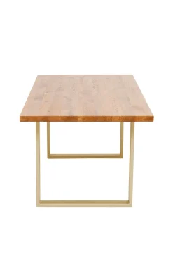 KARE Tisch Jackie Eiche Messing 160x80 Outlet