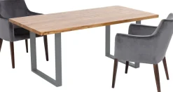 KARE Tisch Jackie Eiche Rohstahl 200x100 Online