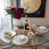 KARE Tisch Molekular Gold Ø120cm Clearance