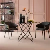 KARE Tisch Molekular Schwarz Ø120cm New