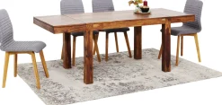 KARE Tisch Momo inkl. 2 Ansteckplatten 120(40+40)x80cm New
