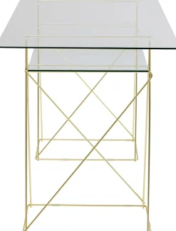 KARE Tisch Polar Brass Matt 8mm ESG New