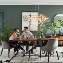 KARE Tisch Roots Dark 220x100cm New