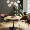 KARE Tisch Schickeria Eiche Schwarz Ø110cm Discount