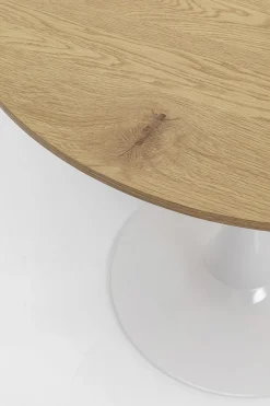 KARE Tisch Schickeria Eiche Weiß Ø80cm Hot