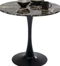 KARE Tisch Schickeria Marmor Schwarz 80cm Outlet
