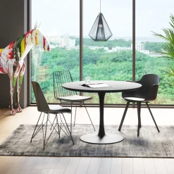 KARE Tisch Schickeria Schwarz Ø110 Best