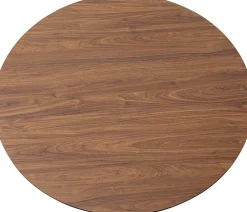 KARE Tisch Schickeria Walnussoptik Schwarz Ø110cm Discount