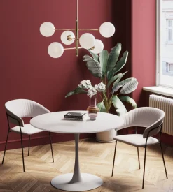 KARE Tisch Schickeria Weiß Ø110 Best