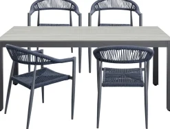 KARE Tisch Sorrento Grau180x90cm Hot
