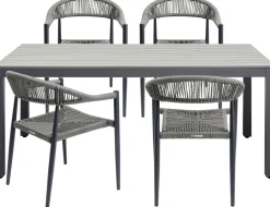 KARE Tisch Sorrento Grau180x90cm Hot