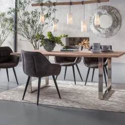 KARE Tisch Symphony Chrom 200x100 Hot