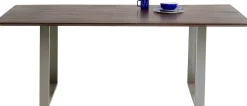 KARE Tisch Symphony Dunkel Chrom 160x80 Outlet