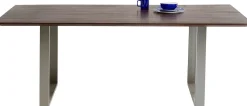 KARE Tisch Symphony Dunkel Chrom 180x90 Best