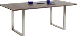 KARE Tisch Symphony Dunkel Chrom 180x90 Best