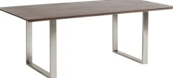 KARE Tisch Symphony Dunkel Chrom 180x90 Best