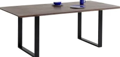 KARE Tisch Symphony Dunkel Schwarz 160x80 New